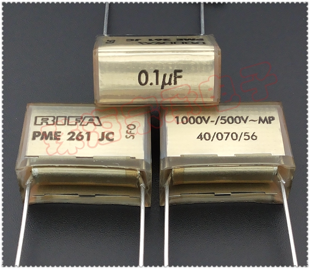 Imported Finland 0 1uF 1000V 500VAC RIFA PME261JC paper capacitor