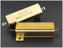 Imported Mexico 840R 50W RCD 620 840 Ohm aluminum case wire wound resistor 840 Ω