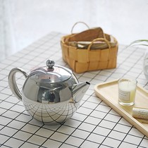 New stainless steel tea kettle Restaurant HOTEL HOTEL TEA pot FLOWER tea pot LARGE capacity 1300ML SMALL defect