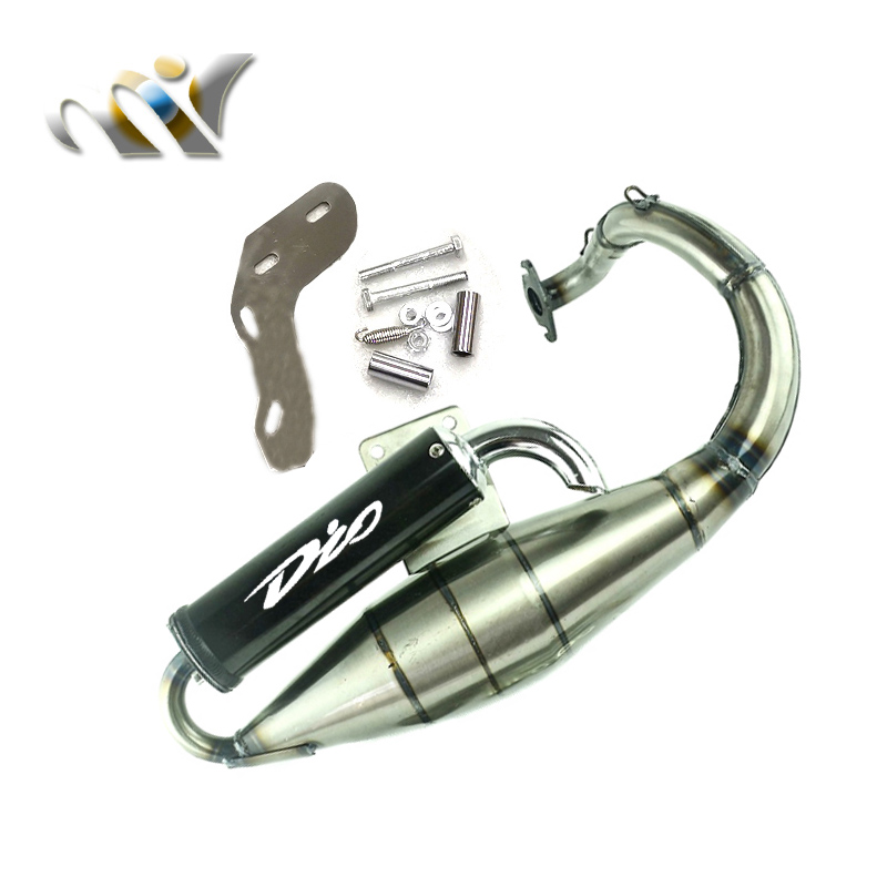 ホンダ50 DIO18th 27th 28th ZX34th 35th 改造湾曲排気管模造V8に適合
