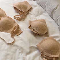 Thai latex seamless urban underwear female beauty thin section no steel ring small chest sports bra