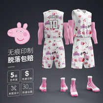 Piggy Page personality Jersey basketball uniform full body custom training suit tennis jersey custom match printing