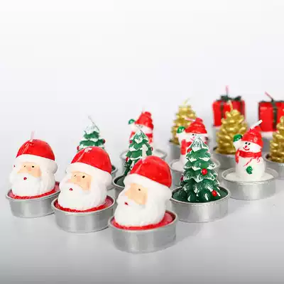 Christmas ornaments Christmas candles Christmas Old Man Snowman Pinecone Tree gift box Creative Christmas Eve small gifts