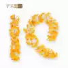 Zitian Zhongyi creative simulation ginkgo biloba fake flower rattan pure hand-woven garland leaves household decoration winding