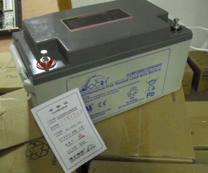  Original LEOCH LEISHI DJM1265 12V65AH DC screen distribution cabinet room equipment battery