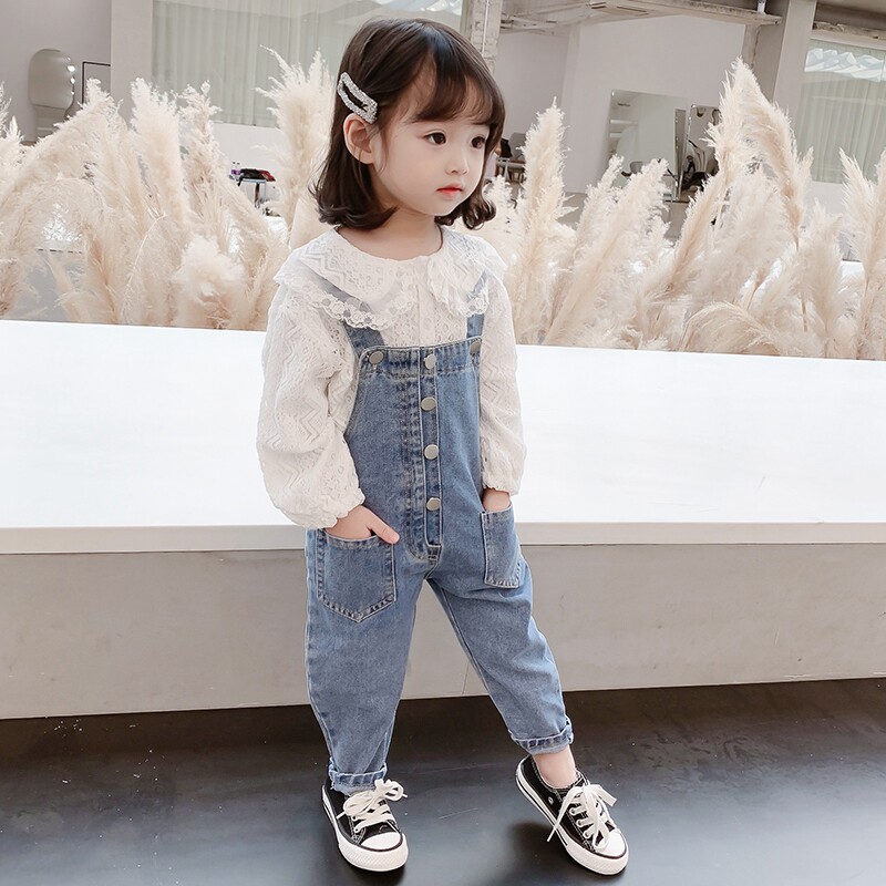 MoneeGtyel girls net red shirt suit 2021 new autumn Western style children's suit baby girl holding baby bag pants