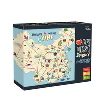 Gaming Continental Mountain River Trip Children Table Tours Paths Planning Learning Geoknowledge Fun Puzzle Toys