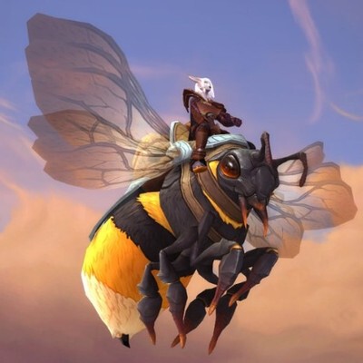 World of Warcraft Official Server Mounts: Honeyback Reaper, Sky Honey Mead Bee, Sethbar, Arunira