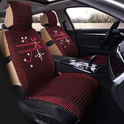 Mushijia hand-made ice silk car cushion four seasons universal seat cushion all-inclusive summer cushion car supplies car