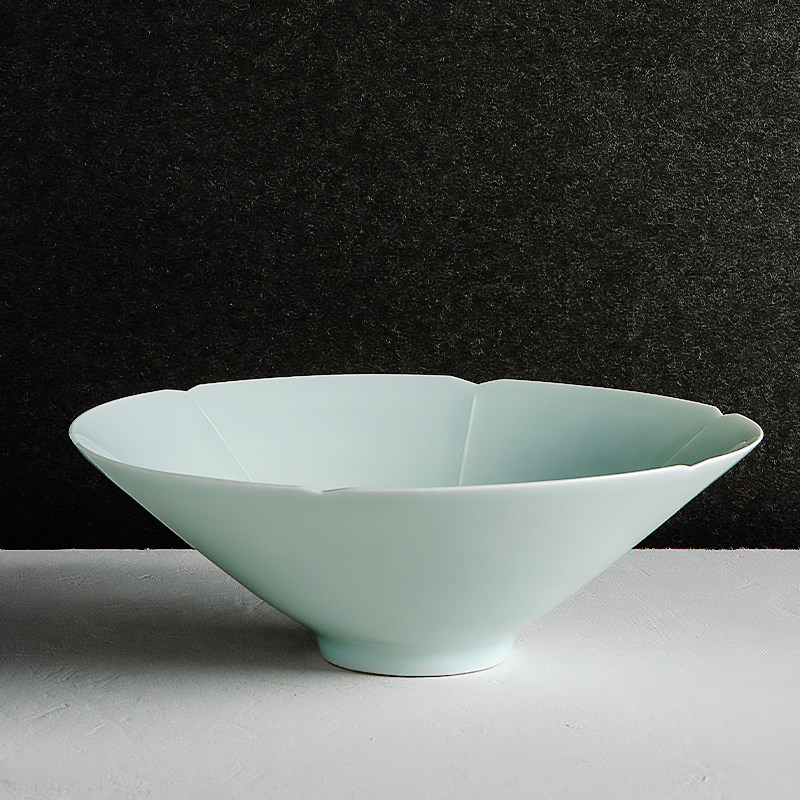 Brand new antique porcelain retro Northern Song style Shadow glazed cloak bowl Antiquity Antique Ancient Play Collection-Taobao