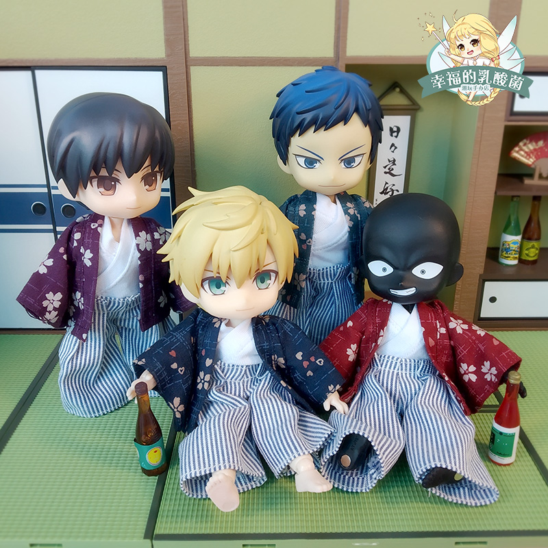 ob11 baby clothes kimono set Yukata Miyuki pig angela12cu-poche suitable for wear