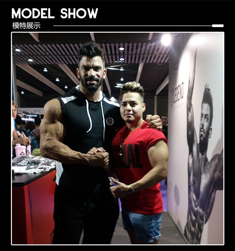Cơ bắp Brothers Thể Dục của Nam Giới Trùm Đầu Mỏng Không Tay Chạy Đào Tạo Thời Trang Casual Slim Vest áo khoác nữ nike