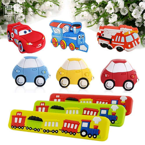 Детская комната тянет ручной шкаф шкаф County Cute Color Cartoon Carboon Boys Рисунок начинается с ручкой для прессы