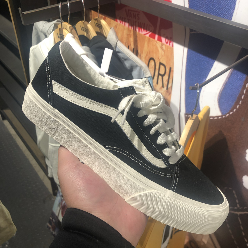 Vans Old Skool Vr3 Classic Black and White Low-Top Men's and Women's Sports and Casual Sneakers Vn0005Ub1Kp