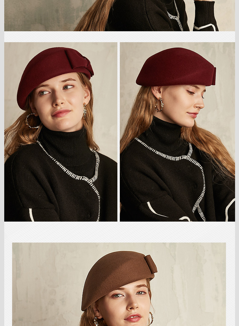 Chapeau pour femme      en Poilue - Ref 3234031 Image 8