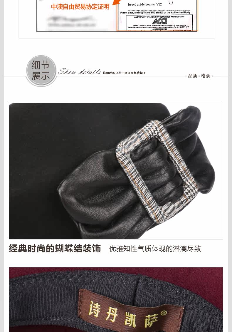 Chapeau pour femme      en Poilue - Ref 3234031 Image 21