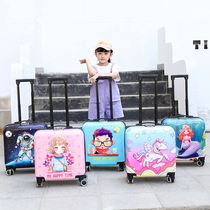Childrens Suitcase 20 Inch 3D Cartoon Tide Boy Girl Pull Rod Box Baby Cute Travel Den Chassis Student Gift