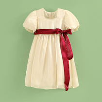 Little Tiger Patty Girl Princess Dress Childrens Dress Summer Thin Short Sleeve Dress Medium Children Birthday Skirt Tide