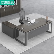 Boss Desk Brief Modern Office Furniture Table Furniture Portfolio President Desk Big Bandae Single Supervisor Manager Table