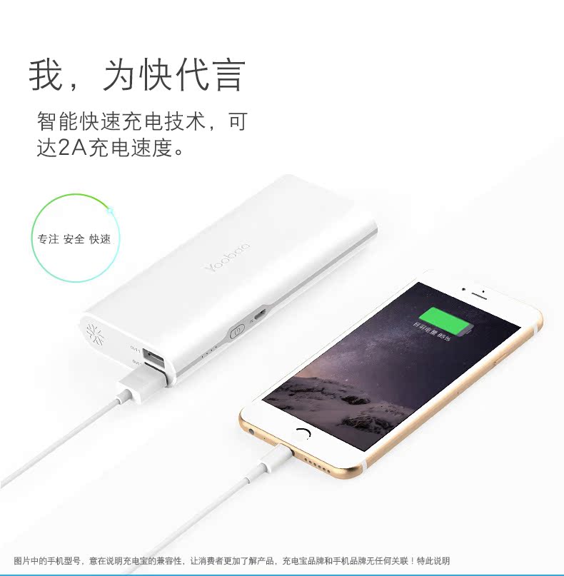 S7 Yu Bo điện thoại di động sạc kho báu 10.000 mA kép USB phổ điện thoại di động nhanh phí tấm 2A - Ngân hàng điện thoại di động pin sạc dự phòng anker