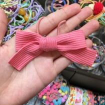 (Spot) South Korea bebe prince hair accessories simple striped bow sweet Hairband hair rope