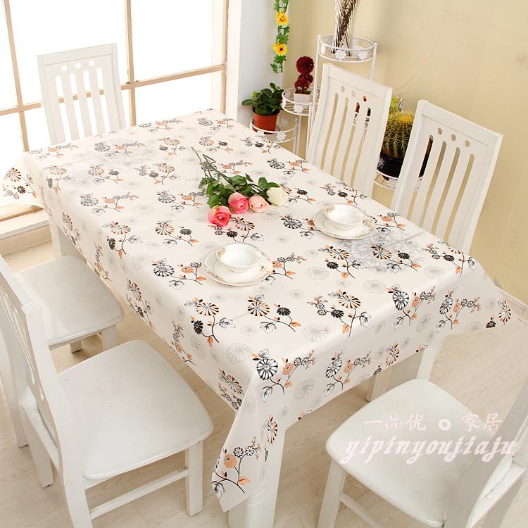 nước PVC và miếng đệm vải hình chữ nhật bảng mat bảng không thấm dầu chống nóng nhựa Khăn dùng một lần bảng bầu dục - Khăn trải bàn khăn trải bàn bằng nhựa