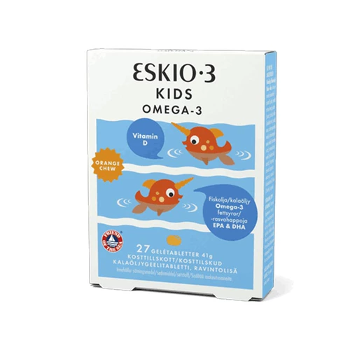 Spot Swedish Eskio-3 Детский эскимос детский рост Желе Жетл DHA Full 8 коробок шведской прямой почтовой рассылки