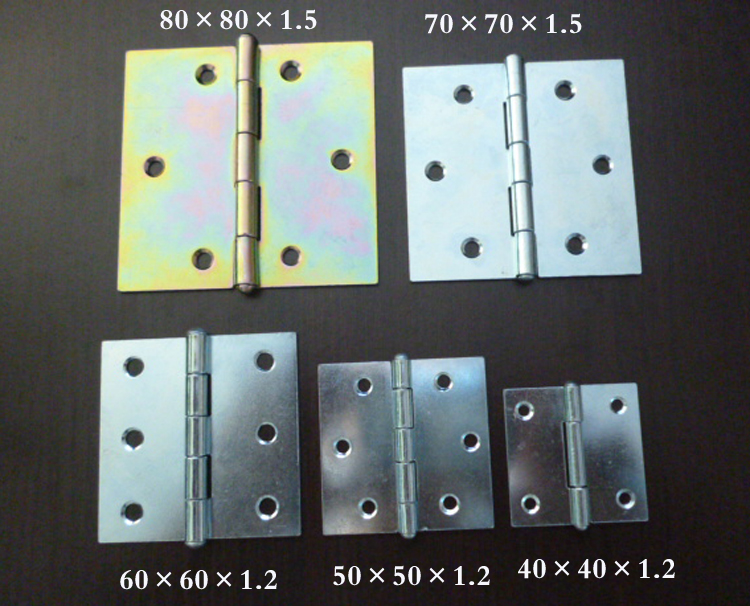 Coastlines 3 inches thickened widening furniture hinged door hinges galvanized square hinge thickness 1 5 mm