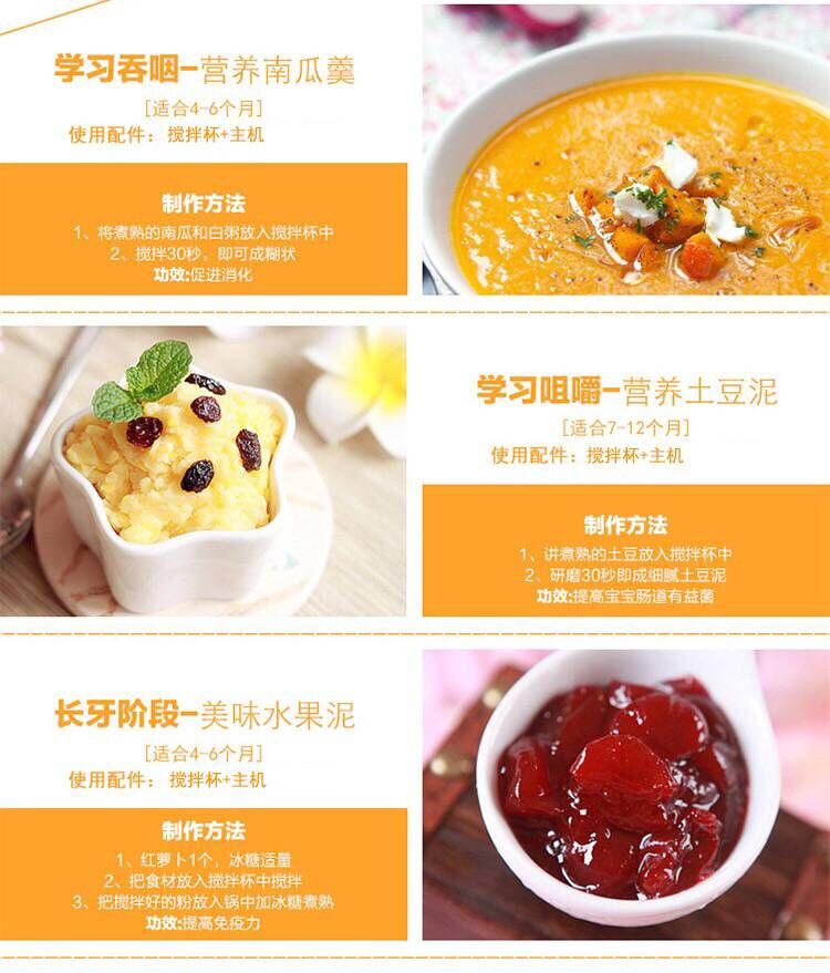 máy xay Máy ép trái cây nhỏ máy ép trái cây sữa đậu nành máy xay thịt máy trộn bột gạo cho bé thực phẩm bổ sung thực phẩm - Máy ép trái cây may ep hoa qua