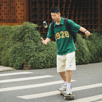 2022 new short sleeves polo shirt male fashion Boom Fashion Flip collar short sleeve T-shirt breathable and comfortable half sleeve blouses