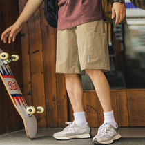 Lü Xiaohu family Amei click Multi Pocket Tooling Shorts Male 2022 Summer New High Street Loose 50% Pants