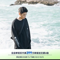 Lv Xiaohu 2021 new round neck clothes male youth tide ins spring and autumn loose coat trend Wild couple