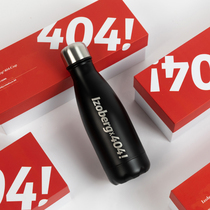 (Lu Xiaohu × 404 series) double-layer 304 stainless steel insulated water bottle bottle 350ML Sports Cup