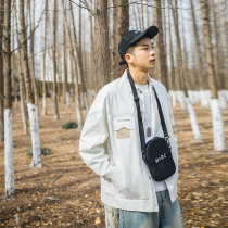 2021 new autumn jacket men loose Japanese lapel retro long sleeve shirt coat men handsome trend Wild