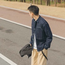 2022 Spring and autumn style Casual Denim Shirt Mens Fashion Boomer simplicity of the 100 hitch BF Wind Blouse Jacket