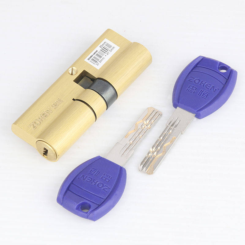 Anti-theft door lock cylinder super B-class double-row marble all-copper door lock anti-technology open anti-tin foil explosion-proof force upgrade general