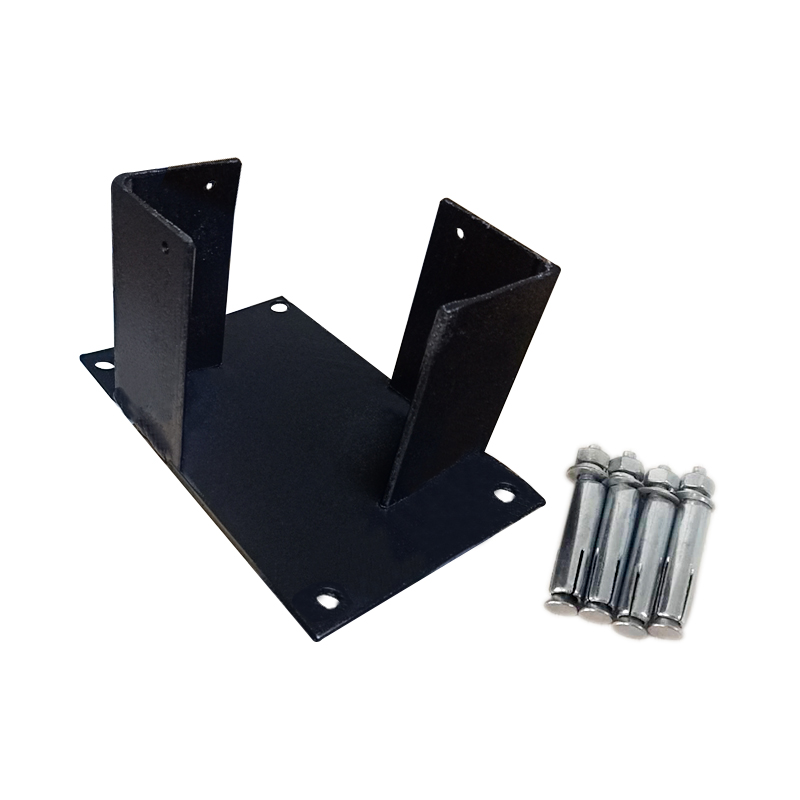 Outdoor anticorrosive wood fence garden courtyard wooden fence installation metal accessories grid climbing stand grounding side parts
