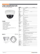 Hanwha Network Infrared Dome Camera LND-6010R