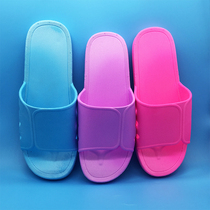 Fashionable home slippers for lovers indoor bath and slippers casual slips plastic non-slip stripes Special