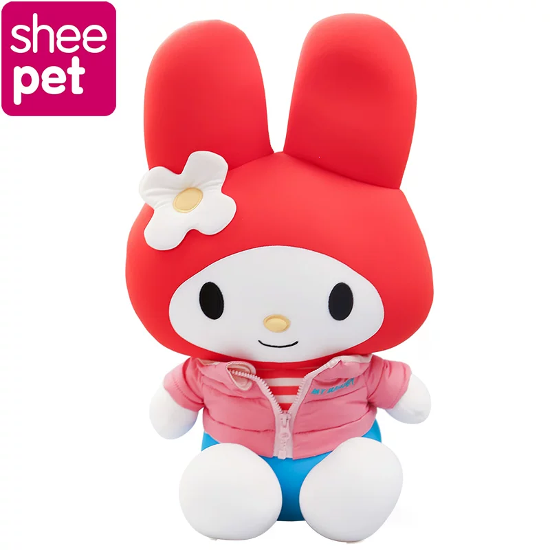 [Sheepet 슈이 애지중지 피규어 정품 드레스 My Melody 멜라티 토끼 천 인형을 안고 여자친구에게 선물하세요]