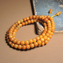Heavyweight Dialect Hetian Jade Xinjiang Wearable Yellow Qin Seed Chestnut Topaz Apple Beads 110 Necklace h0