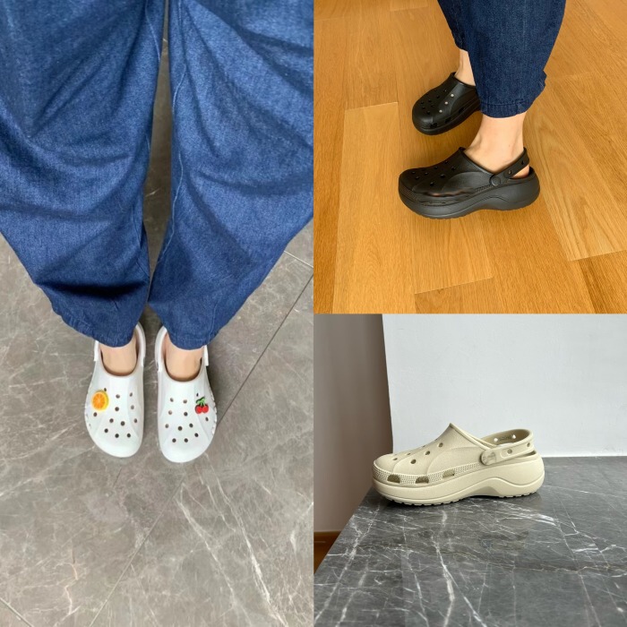 Lightweight and Easy to Wear Thick-Soled Clogs Yuncai Clogs Increased Fashionable Toe-Toe Slippers Outdoor Leisure Sand