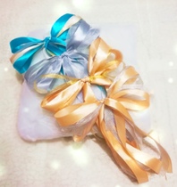 Ribbon Wedding car pull flower mirror door flower Main wedding car secondary car fleet decoration Bow ribbon float decoration