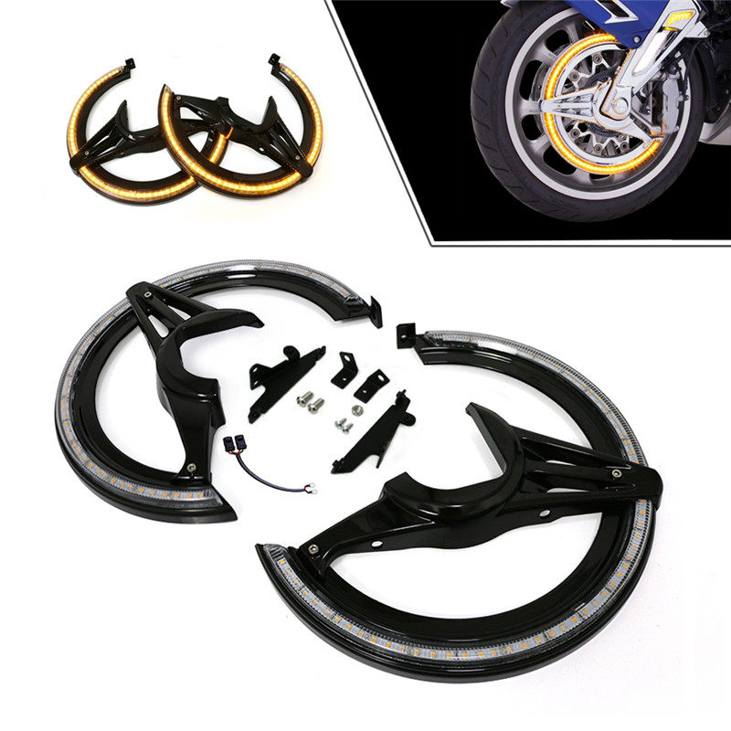 Suitable for Gold Wing GL1800 modified front brake disc electroplating cover front wheel clutch decoration 18-19-20 years