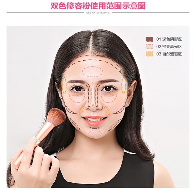 Novo makeup set 12 màu phấn mắt 2 màu blush công suất sửa chữa bột ánh sáng cao bóng trái đất hun khói hộp trang điểm phấn mắt dạng thỏi