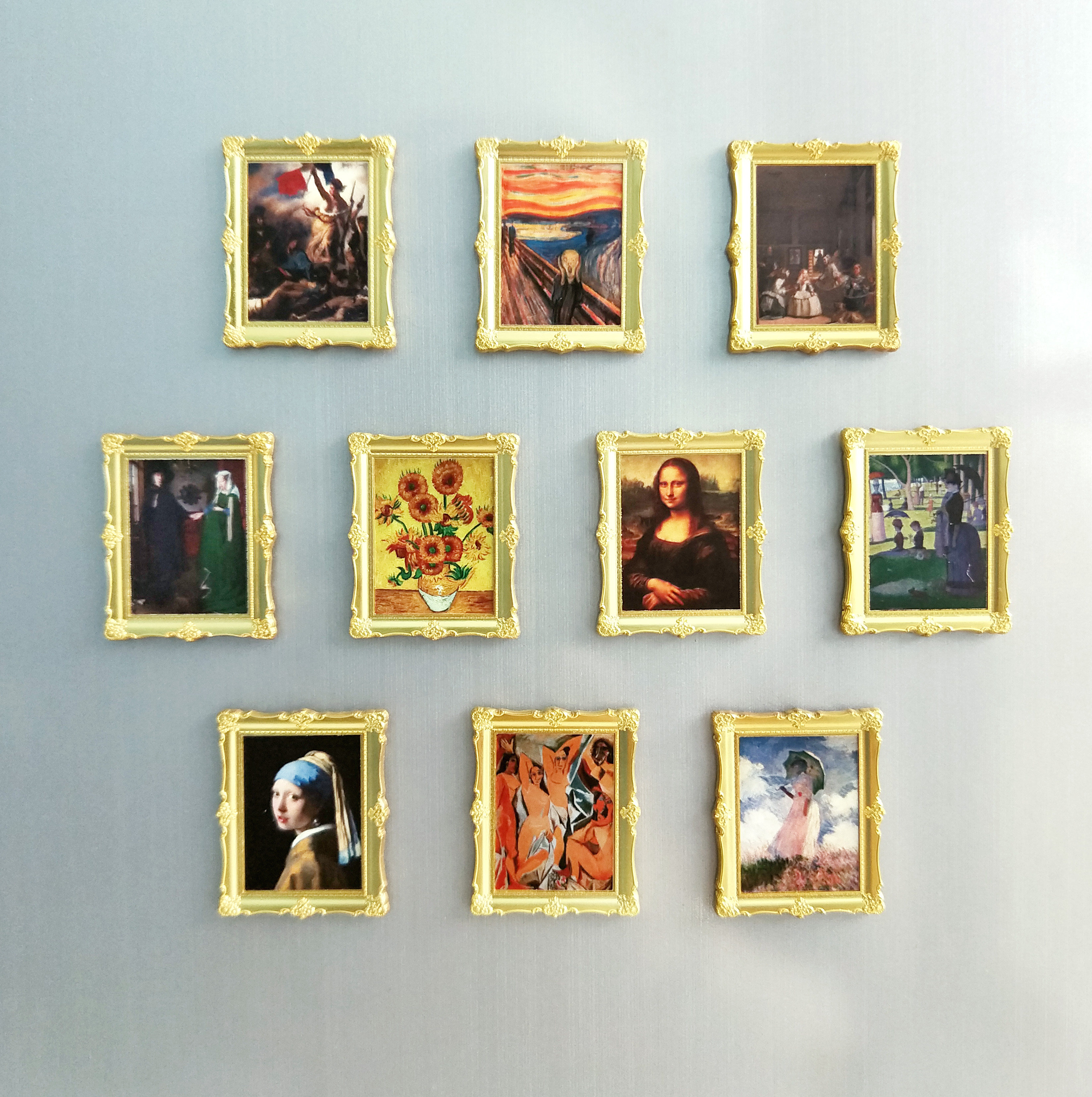 Federal walking horse frame refrigerator sticker famous painting series