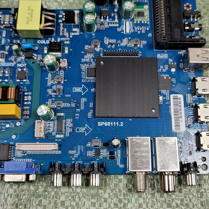 The new 3-in-1 network board supports DVB-T2 DVB-S2 model: SP68111.2