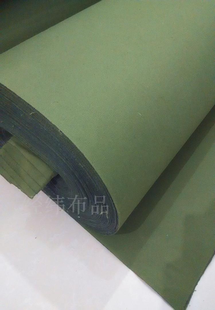 Quân đội màu xanh lá cây vải bạt không thấm nước chống nắng bụi dân túi công nghiệp xếp chồng lên nhau quân vải lều vải dày - Vải vải tự làm vải cotton hàn