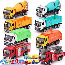 Alloy Car Die Type Emulation Sliding Engineering Car Excavator Fire Metal Boy Resistant Children Little Car Toy
