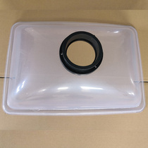 Smoking cover square transparent dust removal smoke PVC plastic smoke collection Hood non-embroidered steel high temperature smoking cover